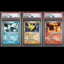 PSA 1 Sequential Articuno Zapdos Moltres Holo Foil EX Black Star Promos 2005 PR picture