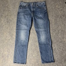 AYR Jeans The Normie Mens 34x32 Denim Straight Fit Button Fly USA Made picture