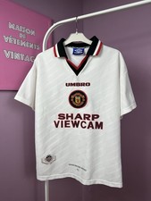 Manchester United FC Umbro Vintage T Shirt 1996/1997 Size S Logo Sharp Jersey picture