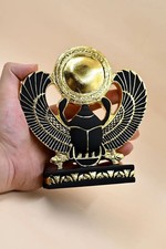 AUTHENTIC ANCIENT EGYPTIAN ANTIQUE Winged Scarab With Pharaonic Inscriptions BC picture