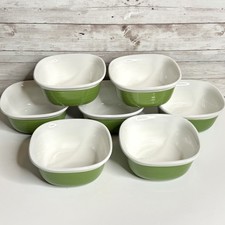 CorningWare Etch GREEN 20 Oz Bakeware Set Of 7  picture