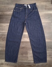 Madewell The Balloon Jean Rinse Indigo Wash Blue High Rise Barrel Size 28x30 New picture