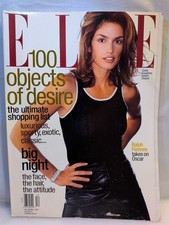 Elle Magazine / Cindy Crawford / December 1997 / *Beautiful Issue* picture