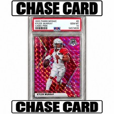🔥Chase Card🔥Panini 2020 Mosaic Kyler Murray #8 Camo Pink Mosaic Prizm PSA 10 picture