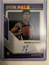 Panini Donruss 2025-26 Nique Clifford Kings Pen Pals RC Auto #PP-NQC picture