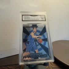 2018-19 Panini Prizm Luka Doncic Freshman Phenoms Rookie RC #23 Mavericks GMA 10 picture