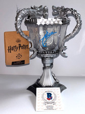 DANIEL RADCLIFFE SIGNED TRIWIZARD CUP TROPHY HARRY POTTER MOVIE PROP SERIES BAS picture