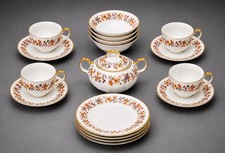 c1900 Haviland Limoges France Schleiger Floral 4-Place Setting Appetizers Coffee picture