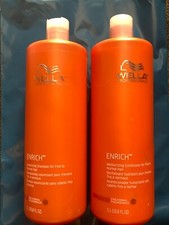 (2 PACK)Wella Enrich Deep Nourishing Shampoo & Conditioner Duo,33.8 picture