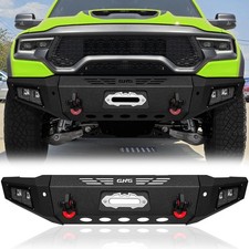 GNG Steel Front Bumper Fits 2021-2022 Dodge RAM 1500 TRX W/Winch Plate picture