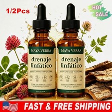 1/2PCS Mayaverra Lymphatic Drainage Drops Herbal Liquid Lymph Support Tincture🔥 picture