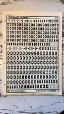 Formatt Dry Transfer Type Sheets Vintage Art Supply (Lettraset) Acetate NOS picture