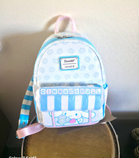 Loungefly Sanrio Cinnamoroll Mini Backpack - White Blue Pink Animation picture