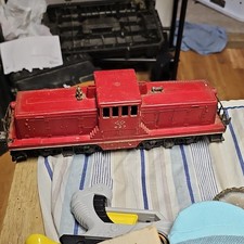 Lionel 627 Red Lehigh Valley 44 Ton Switcher Postwar O27 Works Great #2 picture