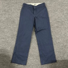 Dickies Pants Mens Size 32x30 Navy Blue 874 Original Fit Straight Leg Workwear picture
