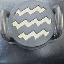 Vintage 1986 Umbra Black And White zigzag Coasters Set Of 4  picture