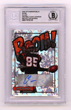 Chad Johnson 2024 Hits Memorabilia BOOM Silver Signed BGS BAS Auto Cincinnati picture