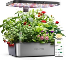 Smart Hydroponics Growing System Kit,15 Pods Indoor Herb Garden with 36W LED Gro picture
