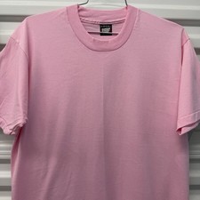 Vintage Screen Stars Shy Pink Blank T-shirt XL 80s 90s USA Made 50/50 NOS Blank picture