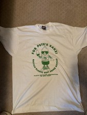 Vintage NOS 90s “For Pete’s Sake” Recycle 1990s Single Stitch XL T Shirt picture