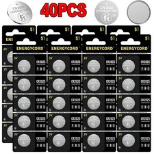 40Pcs CR2025 Lithium Battery 3V CR 2025 BR2025 ECR2025 DL2025 Watch Batteries picture