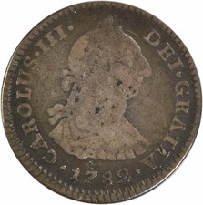 1782 Mo FF Mexico 1 Real KM78.2 VF Uncertified #812 picture