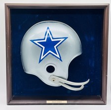 Dallas Cowboys Placo Inc. RARE Sears NFL Football 2-Bar Helmet 1970 Wall Plaque picture