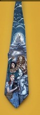 1992 AMERICAN FILM CLASSICS Mens WIZARD OF OZ Dorothy Emerald City Silk Necktie picture