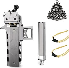 Aluminum alloy adult automatic slingshot, suitable for target practice, hunting picture