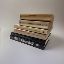 Vintage Literary Criticism Book Lot 6x Harold Bloom Faulkner Bersani World Lit picture