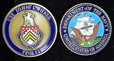 FFG-32 USS JOHN L HALL - Navy Challenge Coin picture