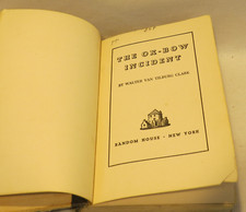 HTF Vintage 1st Edition Book: The Ox-Bow Incident by Clark 1940 Random House picture