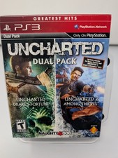 Uncharted Dual Pack PS3 Greatest Hits Drake’s Fortune Uncharted 2 NEW SEALED picture