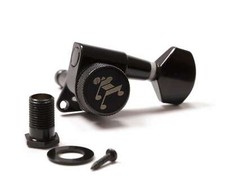 Genuine Tone Ninja 19:1 Locking Tuners, 7 String Inline, Black picture