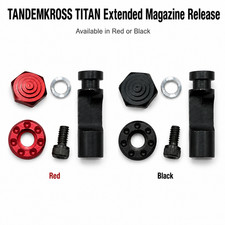 Tandemkross Titan Extended Magazine Release Ruger Mark II, III, IV 22-45 picture