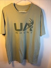 Under Armour Hunt Men's Size XLarge Green Antler Logo Graphic T-Shirt picture