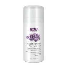 NOW Progesterone Cream from Wild Yam Balancing Skin Cream, Calming Lavender, 3oz picture