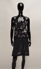 Stunning Karl Lagerfeld for H&M Silk Sheer Cami Coquette Dress Size US12 picture