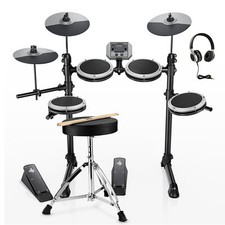 🥁 Donner DED-80 Electric Drum Set With Stool Headphones Cubase Melodics Lesson picture