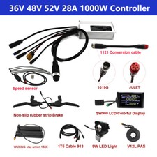 E-Bike Sine Wave Controller Kits 28A 36V 48V 52V 1000W For BAFANG G062 HUB Motor picture