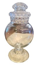 Vintage Tiffin Dakota Glass Apothecary Candy Jar Countertop Display picture