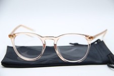 NIKE JUST DO IT 7251 830 CLEAR PEACH AUTHENTIC DESIGNER EYEGLASSES W/CASE 49-20 picture