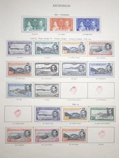 ASCENSION KGVI 1938 Collection To 10/, Perf Types - Fine Mounted Mint - £350 picture