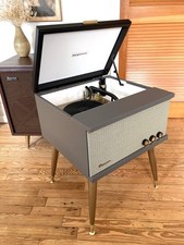 Vtg 50s Magnavox Tube Record Player Console Mid Century Modern Restored Jimmy O picture