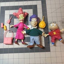 Vintage 1997 Rugrats Pickles Family Toy Doll Set #69256 Mattel picture