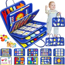 Toddler Montessori Busy Board Kids Montessori Learning Toys, Toddlers Travel Toy picture