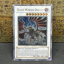Yugioh Black-Winged Dragon TSHD-EN040 Ultimate Rare NM picture