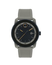 Brand New Movado Bold TR90 Men’s Gray Silicone Band 42 mm Watch 3601209 picture