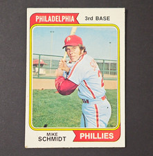 Topps 1974 Topps Mike Schmidt #283 Philadelphia Phillies Base Set Card picture