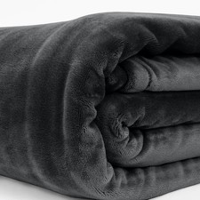 Super Soft Fleece Blanket Reversible Cooling Comfort Throw Twin Queen King Size picture